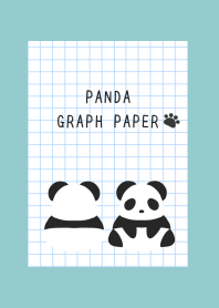 PANDA GRAPH PAPER-DUSTY MINT GREEN
