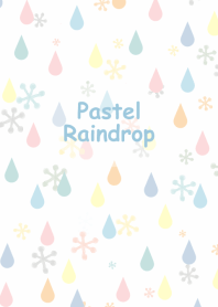 Pastel raindrop