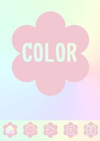 pink color rainbow  C25