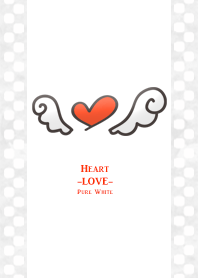 Heart -LOVE- Pure White