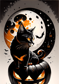 halloween cat D1b5c0