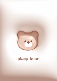 pinkbrown Plump bear and heart 08_1