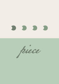 Pistachio green.Moon