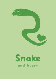 Snake & heart Mist GRN