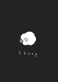 ひつじ。黒