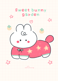 Sweet bunny garden :) (red)