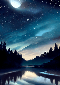 Beautiful starry night view#1091