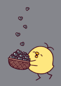 black heart & funny chick.(dusty)