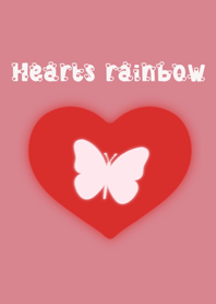 Hearts rainbow
