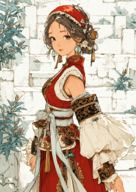 精美中國少女