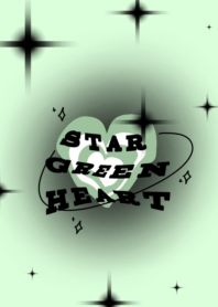 star green heart y2k