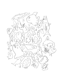 うみのらくがき