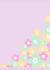 Northern Flowers10 on light purple