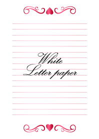 White Letter paper *GLOSSYRED 4*