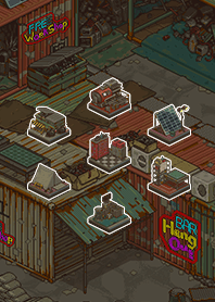 ドット絵ミニチュア背景 / Underground