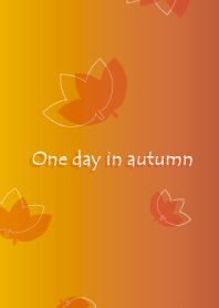 One day in autumn
