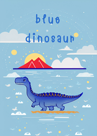 blue dinosaur.