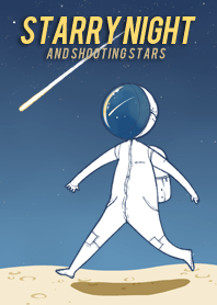 Starry Night And Shooting Stars