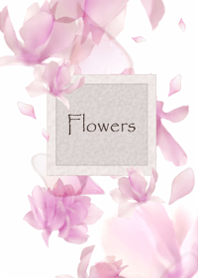 大人クリアフラワー・ピンク