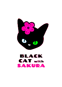 BLACK CAT with SAKURA Theme 26