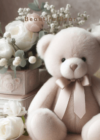 Beautiful Bear-WHITE FLOWER 37