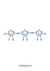 simple blue stars