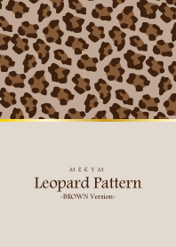 Leopard Pattern - BEIGE BROWN