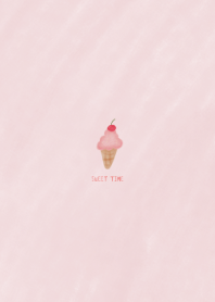 Pink  icecream