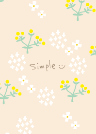 cute yellow round flower23
