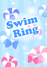 Swim Ring-blue-