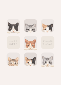 CATS - Mixed breed cat 01 - BEIGE