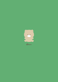 Cute Bear Leaf Green