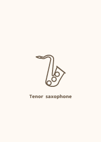 Eu amo saxofone tenor
