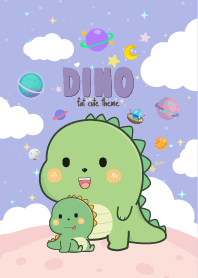 Dino Kawaii Violet