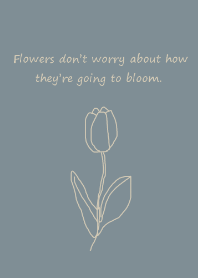 art tulip (vintage blue)