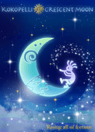 Fortunate Spirit Kokopelli In Night Sky Line Theme Line Store