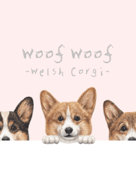 Woof Woof -Welsh Corgi 01- SAKURA COLOR