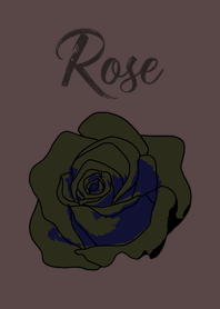 黑色的玫瑰花