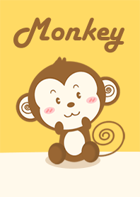 Monkey in yellow