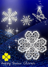 ＊運気アップ Happy snow clover＊