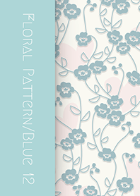 Floral Pattern[pansy]/Blue 12.v2