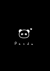 ゆるぱんだ。黒