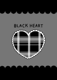 BLACK CUTE HEART