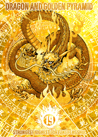 Golden dragon and Feng Shui Lucky 19