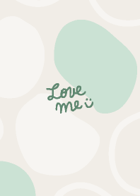 Simple3color Organic Circle Green4 Japan