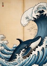 浮世絵 - 鯨 73cdf3