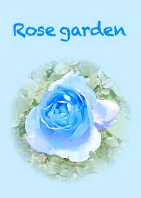 Rose garden -dream blue-