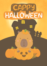 Cappy! Halloween, pumpkin capybara