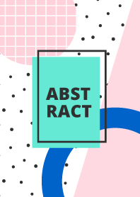 Abstract Polkadot Retro White