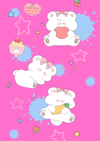 white carrot bear